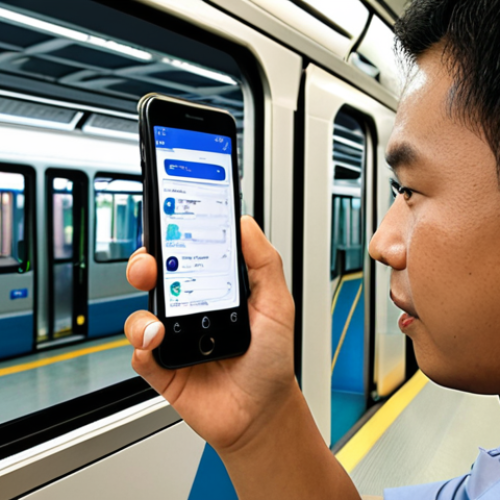 **Prompt 1: Seamless Offline Experience in Malaysia**
    "A person, visibly calm and focused, using a web application on their smartphone inside a modern LRT (Light Rail Transit) train in Malaysia. The app on the screen is vibrant and fully functional, showing data or content, despite subtle visual cues in the background (like weak signal bars or blurred scenery suggesting movement/connectivity issues) that imply intermittent internet connection. The user's expression conveys satisfaction and productivity, highlighting the reliability of the offline-capable web app. Realistic, bright lighting."