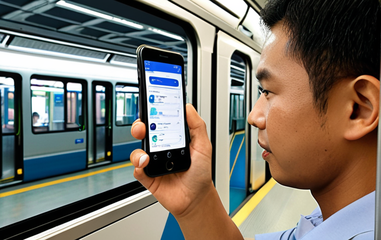 **Prompt 1: Seamless Offline Experience in Malaysia**
    "A person, visibly calm and focused, using a web application on their smartphone inside a modern LRT (Light Rail Transit) train in Malaysia. The app on the screen is vibrant and fully functional, showing data or content, despite subtle visual cues in the background (like weak signal bars or blurred scenery suggesting movement/connectivity issues) that imply intermittent internet connection. The user's expression conveys satisfaction and productivity, highlighting the reliability of the offline-capable web app. Realistic, bright lighting."