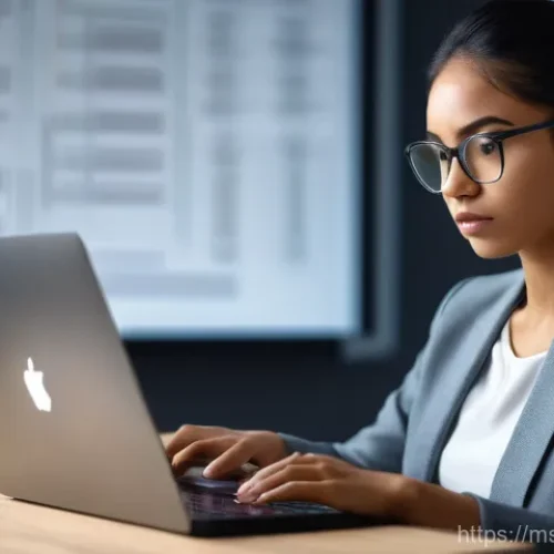 Home 29 자바스크립트 최적화 웹 페이지 로딩 속도 향상 - **Prompt:** A young, diverse adult (male or female, wearing smart-casual clothing) sits at a modern ...