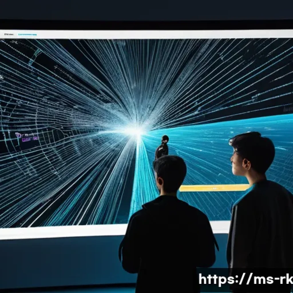 자바스크립트 최적화  비동기 요청 성능 분석 - **Prompt:** A young, diverse group of developers, wearing casual but stylish clothes, are gathered a...