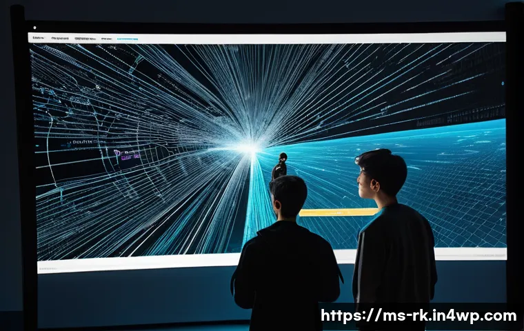 자바스크립트 최적화 비동기 요청 성능 분석 - **Prompt:** A young, diverse group of developers, wearing casual but stylish clothes, are gathered a...