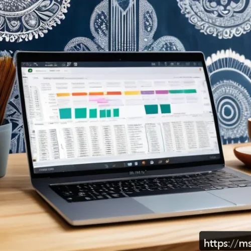 Home 32 자바스크립트 성능 저하를 막기 위한 최신 기법 - A modern web developer workspace in Kuala Lumpur, featuring a sleek laptop displaying JavaScript cod...