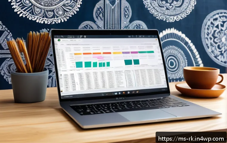 자바스크립트 성능 저하를 막기 위한 최신 기법 - A modern web developer workspace in Kuala Lumpur, featuring a sleek laptop displaying JavaScript cod...
