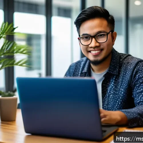 Home 17 자바스크립트 재귀 성능 최적화 방법 - A modern Malaysian software developer in a casual office setting, focused on optimizing recursive Ja...